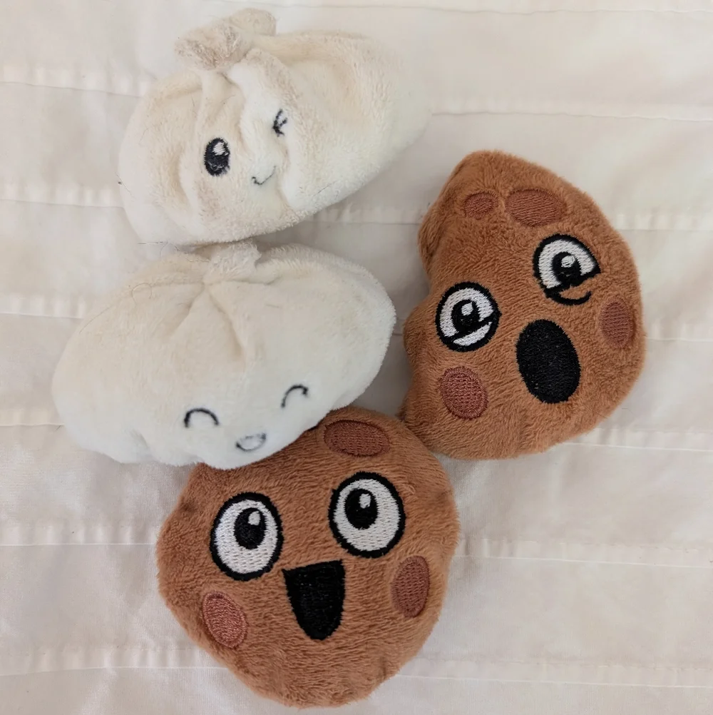 BarkBox Bark Shop Little Dog Toy Bundle - Cookies & Dumplings